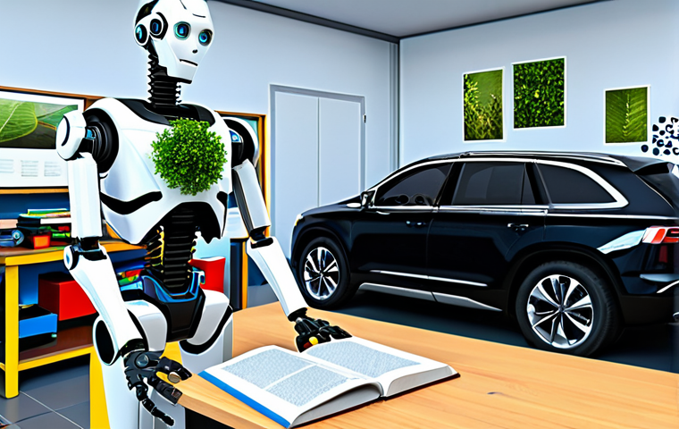 적시 학습 자원 활용에서의 실패 사례 분석 - The "Vague Prompt" Problem**
"A confused AI robot with question marks floating around its head, att...