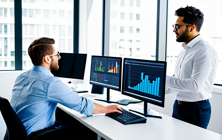 적시 학습 자원 활용을 위한 마케팅 전략 - Data-Driven Marketing Analysis**
"A diverse team of marketing professionals collaborating in a brig...
